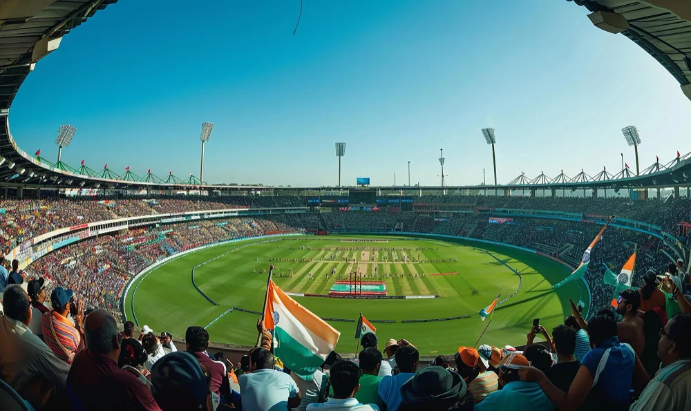 cricket stadium crowd live match sports fans AVK News platform