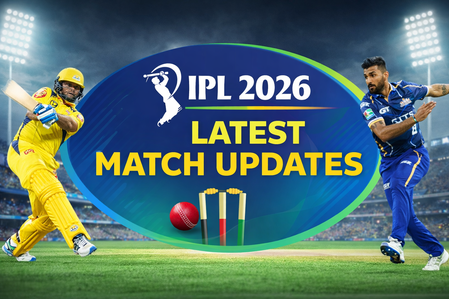 IPL 2026 Latest Match Updates live cricket action stadium